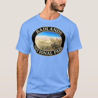 Gult Mounds vid Badlands nationalpark i södra D T Shirt