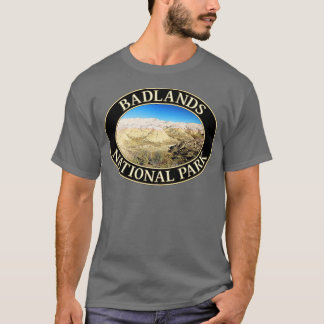 Gult Mounds vid Badlands nationalpark i södra D T Shirt