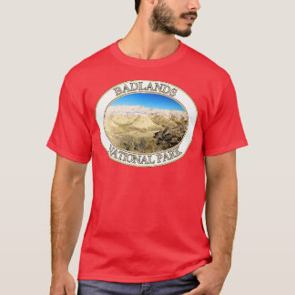 Gult Mounds vid Badlands nationalpark i södra D T Shirt