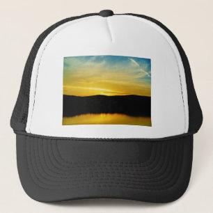 Gult Mt Sjö Sunset Truckerkeps