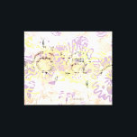 Gult Mustard vrider linjer och grumlig orange Canvastryck<br><div class="desc">Gult Mustard svepte linjer och grumlig orange och galet struktur. Abstrakt konst och digitala effekter på älskare.</div>