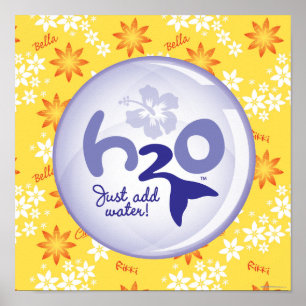 Gult Namn Mönster Poster