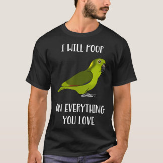 Gult Naped Amazon Parrot kommer att posta på dig k T Shirt