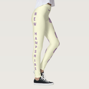Gult New Hampshire Lila Lilac State Leggings