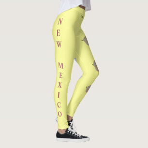 Gult New mexico State Flower Yucca Leggings