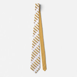 Gult nr 2 Pencil Lärare Neck Tie Slips