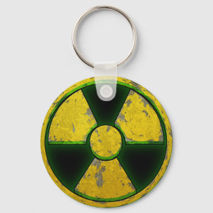 Gult Nuke Nyckelring