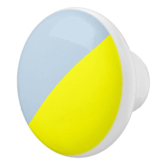 Gult och Beau blue Solid Färg-bakgrund Knopp