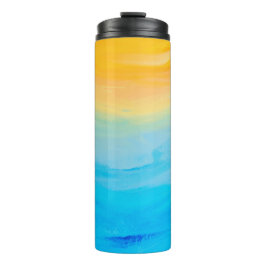 Gult och blå Abstrakt