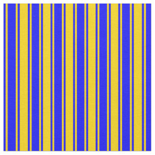 Gult och blå Färgad stripe/uttorkad Mönster Tyg
