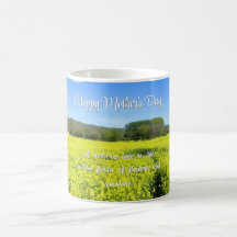 Gult och blå Land-bliss - Anpassningsbar Mors dag