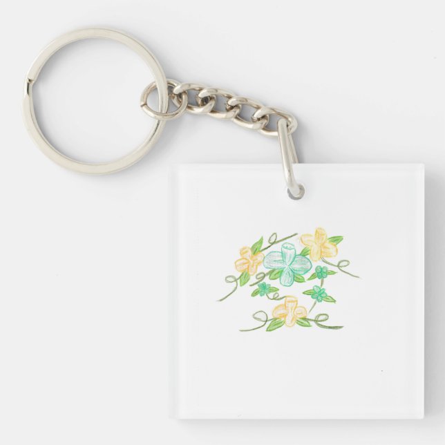 Gult och Blåa blommor (Framsidan)