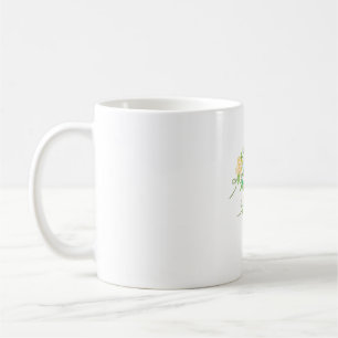 Gult och Blåa blommor Kaffemugg