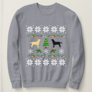 Gult och Black Labrador God jul T Shirt