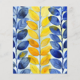 Gult och blått Löv