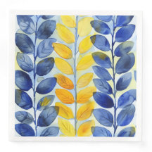 Gult och blått Löv