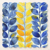 Gult och blått Löv