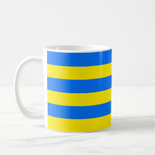 Gult och blått Rand Kaffemugg