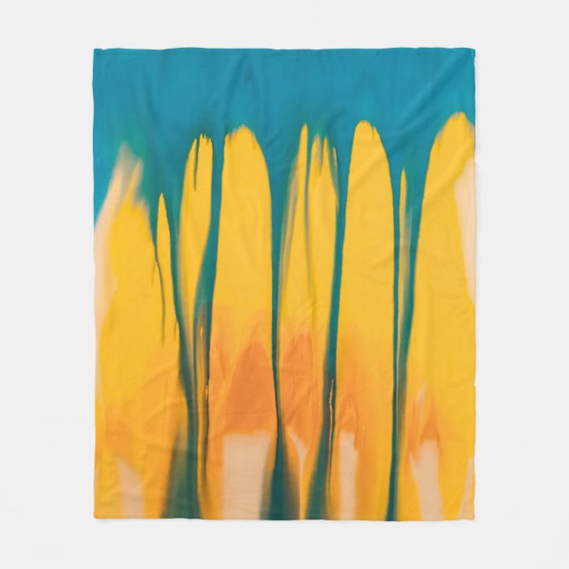 GULT- OCH BLUE-APPARAT FLEECEFILT (Framsidan)