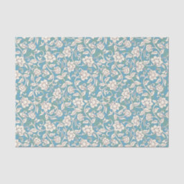 Gult- och Blue Swirling Flowers