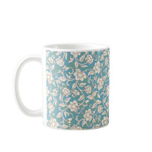 Gult- och Blue Swirling Flowers