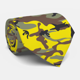 Gult och Brown Camouflage, militär, armé Slips