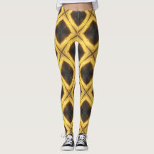 Gult och Brown Diamond Mönster