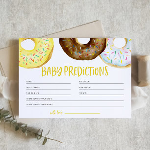 Gult och choklad Donuts Baby Predications-spel