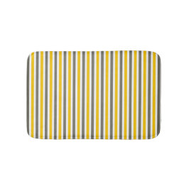 Gult och grått i modern mönster badrumsmatta