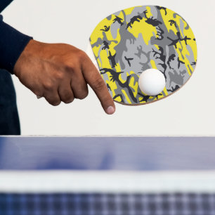 Gult- och Grått-kamouflage, militär, armé Pingisracket
