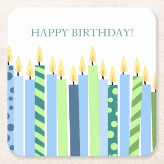 Gult och Grått Roligt Trout Fish Mönster Underlägg Papper Kvadrat