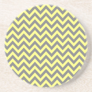 Gult och Grått Zigzag Underlägg