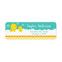 Gult och Grönt av gummi Ducky