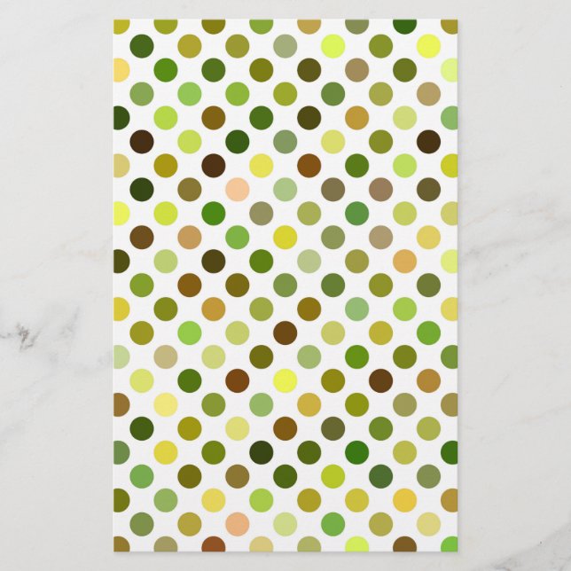 Gult och Grönt Brevpapper (Framsida)