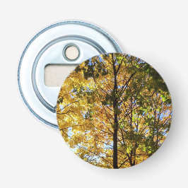 Gult och Grönt Fall Foliage Flasköppnare