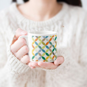 Gult och grönt, färglöst kaffe espresso mugg espressomugg