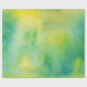 Gult och Grönt för abstrakt - figursättning Papper Presentpapper