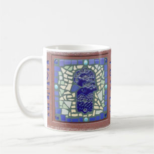 Gult och grönt för blåttHamsa mosaik Kaffemugg