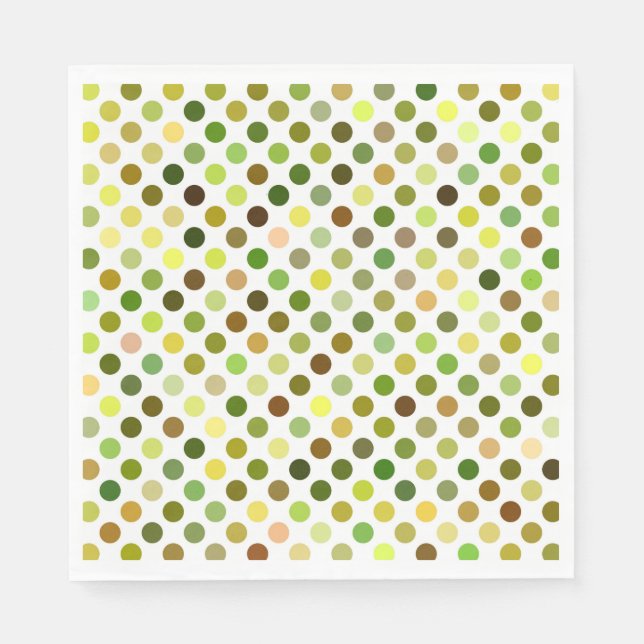Gult och Grönt Pappersservett (Framsidan)