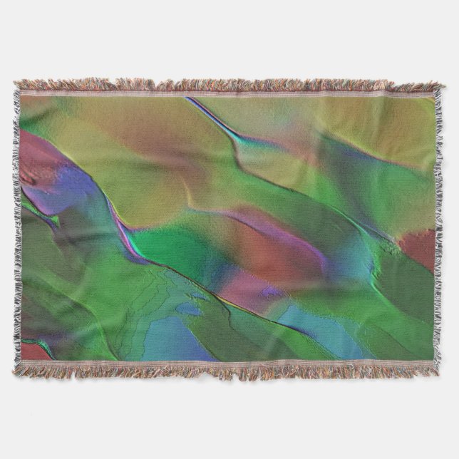 Gult och grönt som är inbyggd filt (Framsidan)