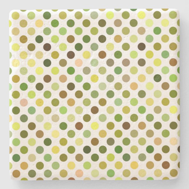 Gult och Grönt Stenunderlägg (Framsidan)