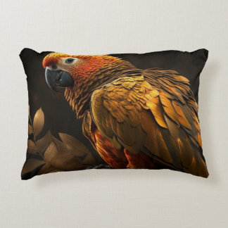 Gult och gyllene födsel Modern Abstrakt Prydnadskudde