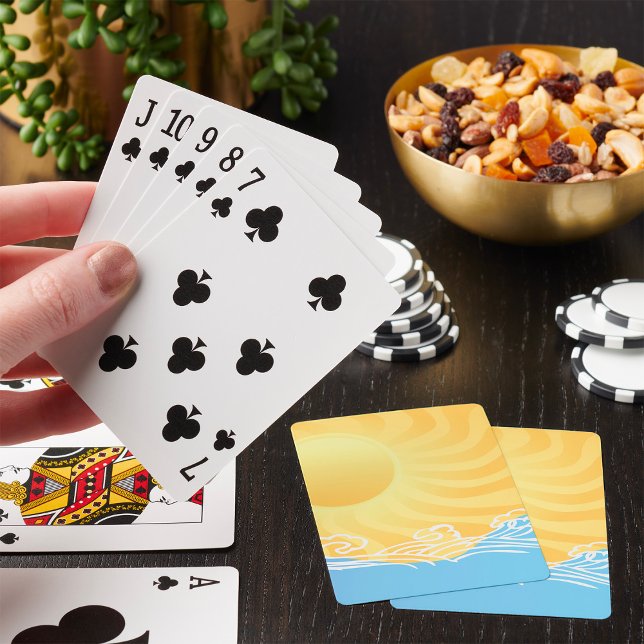 Gult och hav casinokort (Skapare uppladdad)