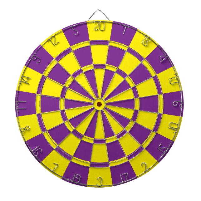 Gult och Lila Darttavla (Framsidan)