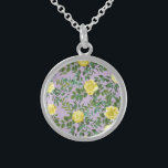 Gult och Lila Vintage Elegant Vår bröllop Sterling Silver Halsband<br><div class="desc">Vackert Light Gult & Lilac Lila peony & ro blommigt bröllopsinbjudningar med rikligt gigantiskt innehåll. Perfekt för ett tema för blommigt av elegant eller traditionellt vitt bröllop i Vår eller Sommaren. Anpassa färg och text för att göra den här bröllop-samlingen till din egen!</div>