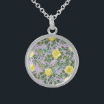 Gult och Lila Vintage Elegant Vår bröllop Sterling Silver Halsband<br><div class="desc">Vackert Light Gult & Lilac Lila peony & ro blommigt bröllopsinbjudningar med rikligt gigantiskt innehåll. Perfekt för ett tema för blommigt av elegant eller traditionellt vitt bröllop i Vår eller Sommaren. Anpassa färg och text för att göra den här bröllop-samlingen till din egen!</div>