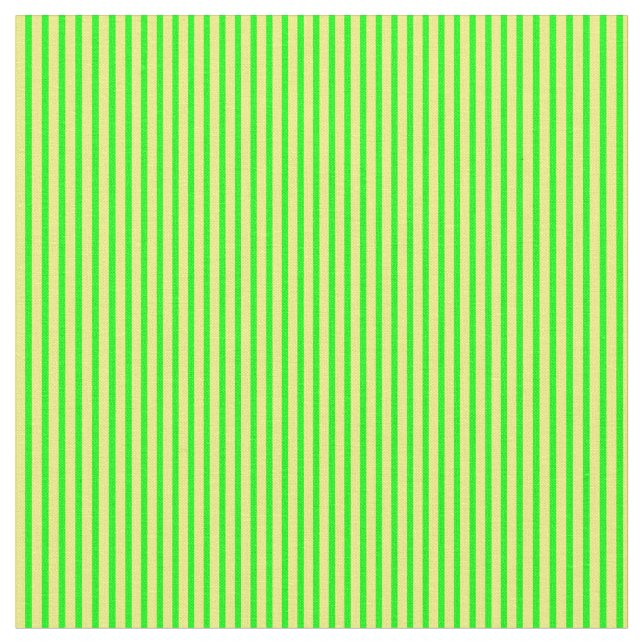 Gult och Lime Mönster Tyg (Närbild)