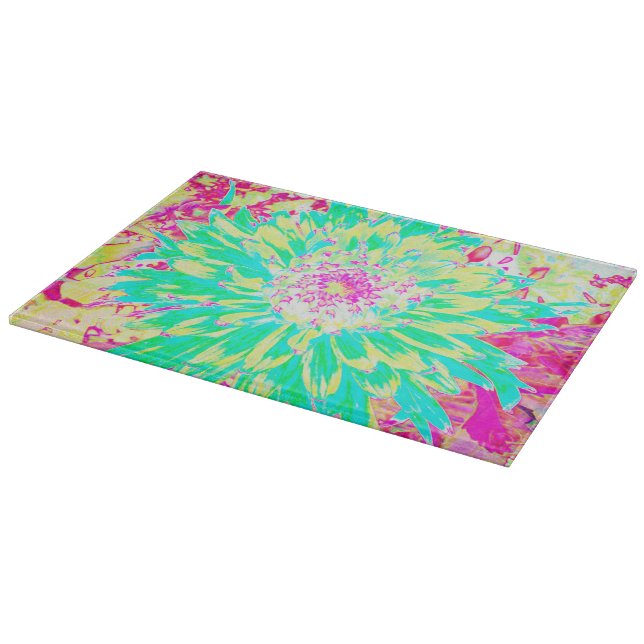 Gult och Magenta Dahlia Flower (Hörn)