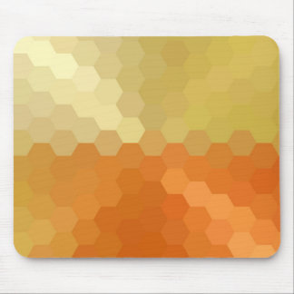 Gult och Orange Chevron Sömlös Mönster 2 Musmatta