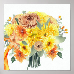 Gult och Orange, deltagare i Bouquet (C) Poster